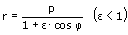 MathProf - Kegelschnitt - Polar - Polarkoordinaten - Polarform - Pol - Formel - Ellipse - 3