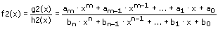 Gebrochenrational - Gleichung  - 2