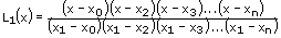 Interpolation - Gleichung  - 5