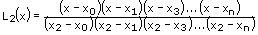 Interpolation - Gleichung  - 6