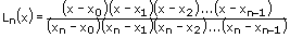 Interpolation - Gleichung  - 7