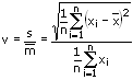 Messwertanalyse - Variationskoeffizient