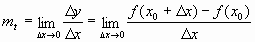 Tangente - Sekante - Gleichung - Differentialquotient - 2