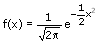 Standard-Normalverteilung - Dichte - Formel