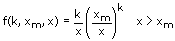 Pareto-Verteilung - Formel - Dichte