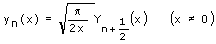Sphärische Bessel-Funktion 2. Gattung - Formel - Funktion