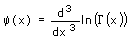 Tetragamma-Funktion - Formel