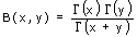 Beta-Funktion - Formel