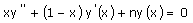 Laguerre-Polynome - DGL - Differentialgleichung