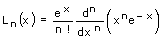 Laguerre-Polynome- Formel