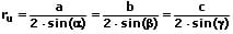 MathProf - Dreieck - Umkreis - Radius - Formel