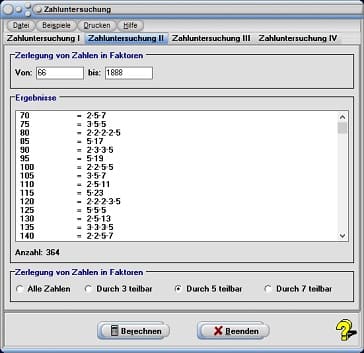 MathProf  - Beschreibung - Definition - Alle Teiler - Teilbarkeitsregeln - Teilbar durch - Teilbar - Ganzzahliger Teiler - Dreistellige Zahl - Vierstellige - Fünfstellige Zahl - Sechsstellige Zahl - Teilbarkeitsregel - Endziffernregel - Endziffernregeln - Endziffer - Regel - Regeln - Gemeinsamer Teiler - Rechner - Berechnen