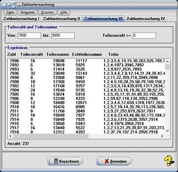 MathProf - Teiler bestimmen - Teilermenge bestimmen - Produkt zweier Zahlen - Liste - Tabelle - Teiler und Vielfache - ggT - kgV - Teilerfremde Zahlen - Rechner - Berechnen - Untersuchen - Untersuchung - Zahlzerlegung - Berechnung
