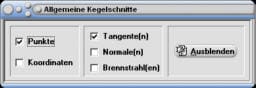 MathProf - Kegelschnitt - Tangente - Normale - Gleichung - Plotter - Definition - Zeichnen
