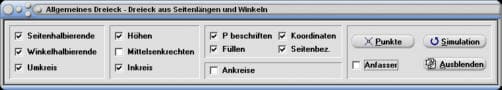 MathProf - Dreieck - Mittelsenkrechte - Seitenhalbierende - Höhe - Innenwinkel - Ankreis - Sinussatz