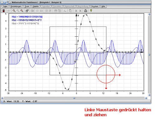 MathProf - Zoomen - Kurve - Funktion - Plot - Darstellung - Graph - Graphik