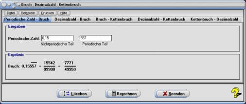 MathProf - Periodischer Bruch - Dezimaler Bruch - Dezimalzahl - Kettenbruch - Kettenbrüche - Periodische Dezimalbrüche - Periodische Dezimalzahlen - Periodischer Dezimalbruch - Abbrechende Dezimalzahlen - Abbrechend - Periodisch - Umwandeln - Umrechnen - Berechnen - Definition - Dividieren - Multiplizieren - Periode - Rechnen - Erklärung - Arbeitsblatt - Unterrichtsmaterial - Aufgaben