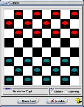 MathProf - Damespiel - Dame Spiel - Spielbrett - Spielfeld - Software