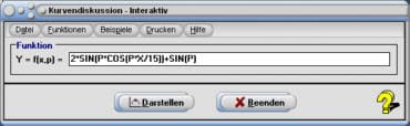 MathProf - Kurvendiskussion - Parameter - Nullstellen - Extrempunkte - Differentialrechnung - Darstellen - Plotten - Graph - Grafik - Zeichnen - Plotter - Rechner - Berechnen - Schaubild