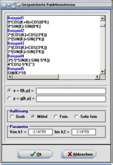 MathProf - Formel holen - Darstellung - Graph - Graphik - Plot - Kurven