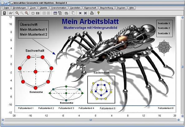 MathProf - Grafiken - Bilder - Erstellen - Umrahmung - Beschriftung - Zeichnungen - Farben - Layout - Darstellen - Plotter - Design