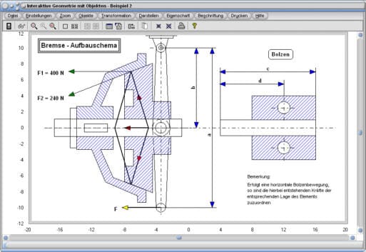 MathProf - Interaktive Geometrie mit Objekten - Konstruktion - Geometrische Objekte