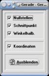 MathProf - Gerade - Nullstelle - Winkelhabierende zweier Geraden - Geradenschnittpunkt - Plotter