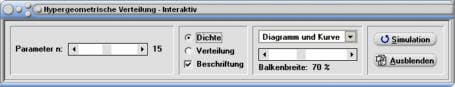 MathProf - Hypergeometrische Verteilung - Wahrscheinlichkeitsrechnung - Dichte - Auswertung - Wahrscheinlichkeitsfunktion - Wahrscheinlichkeitsverteilung - Dichtefunktion - Verteilungsfunktion