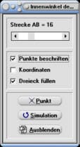 MathProf - Innenwinkel des Dreiecks - Dreieck - Innenwinkel - Summe - Winkel - Flächeninhalt