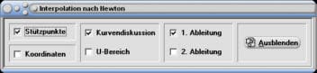 MathProf - Interpolation - Newton - Lagrange - Ableitung - Kurvendiskussion - Stützstellen