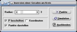 MathProf - Inversion - Mittelpunkt - Inverse - Radius - Inversionskreis - Ursprungskreis - Radius - Mittelpunkt