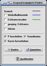 MathProf - Isogonal konjugierte Punkte - Dreieck - Winkelhalbierende - Ecktransversalen