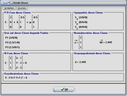 MathProf - Kugel - Punkt - Ebene - Gerade - Normalenvektor - Abstand - Schnittkreis - Radius