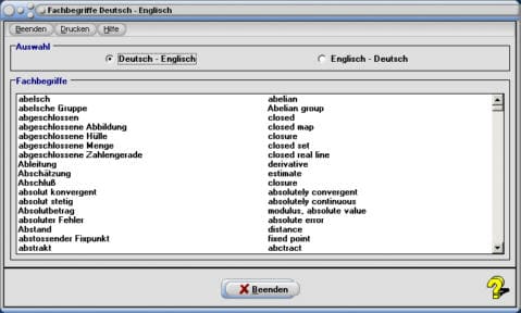 MathProf - Mathematik - Deutsch - Englisch - Fachbegriffe - Fachworte - Übersetzen - Mathematische Begriffe - Mathematische Fachbegriffe - Bezeichnung - Bezeichnungen - Fachbegriffe der Mathematik - Mathematische Ausdrücke - Lernen - Erlernen - Aufgaben - Fachbegriff