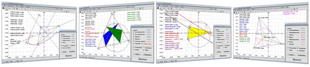 MathProf - Mathematik für Schule, Studium und Wissenschaft - Euler-Gerade | Dreieck | Umkreis | Mittelsenkrechte
