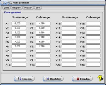 MathProf - Basismenge - Zielmenge - Geordnetes Paar - Zahlenpaare - Wertepaare - Paare - Geordnete Paare