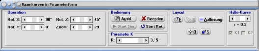 MathProf - Kurve im Raum - Parameter - Plotten - Graph - Raumkurve - Parameterdarstellung