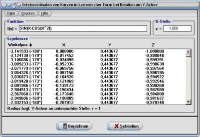 MathProf - Rotation - Körper - Raum - 3D - Mantelfläche - Volumen - Darstellen