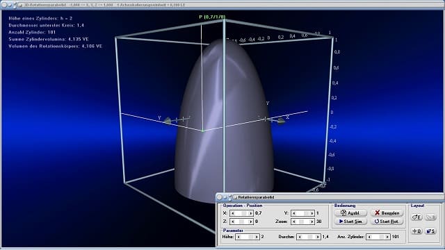 MathProf - Integralrechnung - Rotationskörper - Rotationsparaboloid - 2