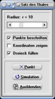 MathProf - Thales-Satz - Winkel - Fläche - Dreieck - Satz von Thales -Thaleskreis