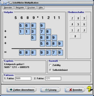 MathProf - Schriftliche Multiplikation - Rechenweg - Multiplikationsaufgaben - Mal rechnen - Rechnen - Arbeitsblatt - Arbeitsblätter - Unterrichtsmaterial - Unterrichtsmaterialien - Multipliziert - Zahl - Große Zahlen - Mathe - Mathematik - Vorzeichenregeln - Positives Vorzeichen - Negatives Vorzeichen - Einerreihe - Zweierreihe - Dreiereihe - Vierereihe - Fünferreihe - Sechserreihe - Siebenrreihe - Achterreihe - Neunerreihe - Zehnerreihe