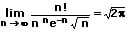 MathProf - Grenzwert - Zahlenfolge - Stirlingsche Konstante
