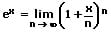 MathProf - Grenzwert - Zahlenfolge - e^x
