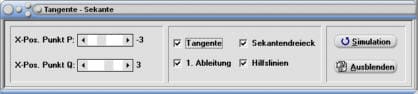 MathProf - Sekante - Ableitung - Steigung - Tangente - Sekantenverfahren - Sekantendreieck - Grafisches Differenzieren