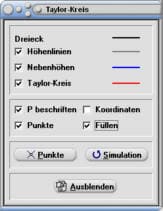 MathProf - Taylor-Kreis - Dreieck - Lote - Seiten - Punkte - Trigonometrie