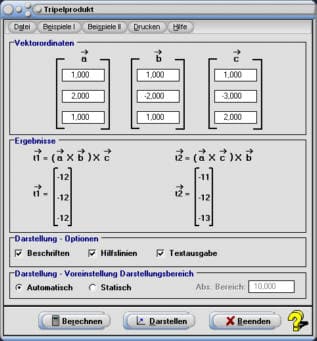 MathProf - Tripelprodukt - Vektoren