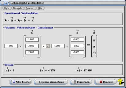 MathProf - Vektoraddition - Faktor - Vektorielle Addition - Vektorielle Subtraktion - Skalar - Vektoren addieren - Vektoren skalieren - Skalarmultiplikation - Vektorsubtraktion - Subtrahieren von Vektoren - Subtraktion zweier Vektoren - Arbeitsblatt - Arbeitsblätter - Unterrichtsmaterial