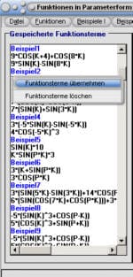 MathProf - Funktionsterme löschen