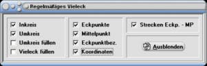 MathProf - Vieleck - Umkreis - Inkreis - Eckpunkte - Mittelpunkt - Umfang - N-Eck