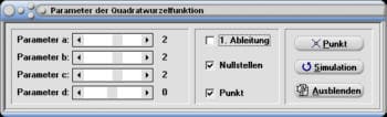 MathProf - Wurzelfunktion - Kurve